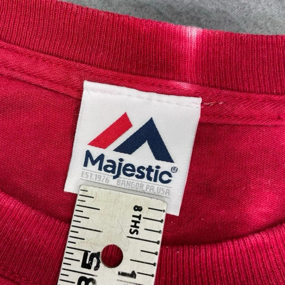 Vtg‎ Majestic Arizona Cardinals Tshirt XL NFL Tie Dye All Over Graphic Tee
